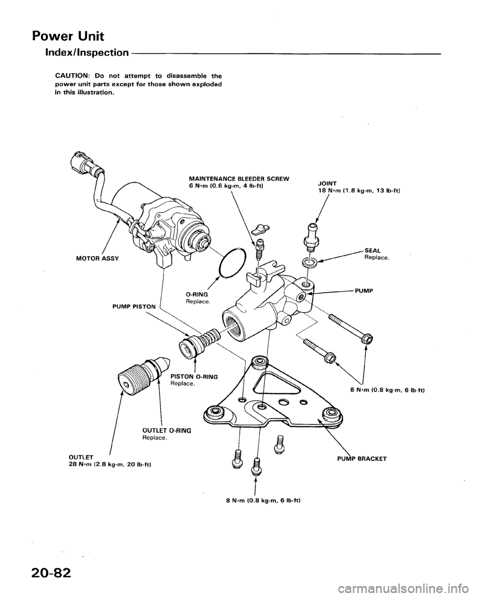 HONDA ACCORD 1986 CA / 3.G Workshop Manual 