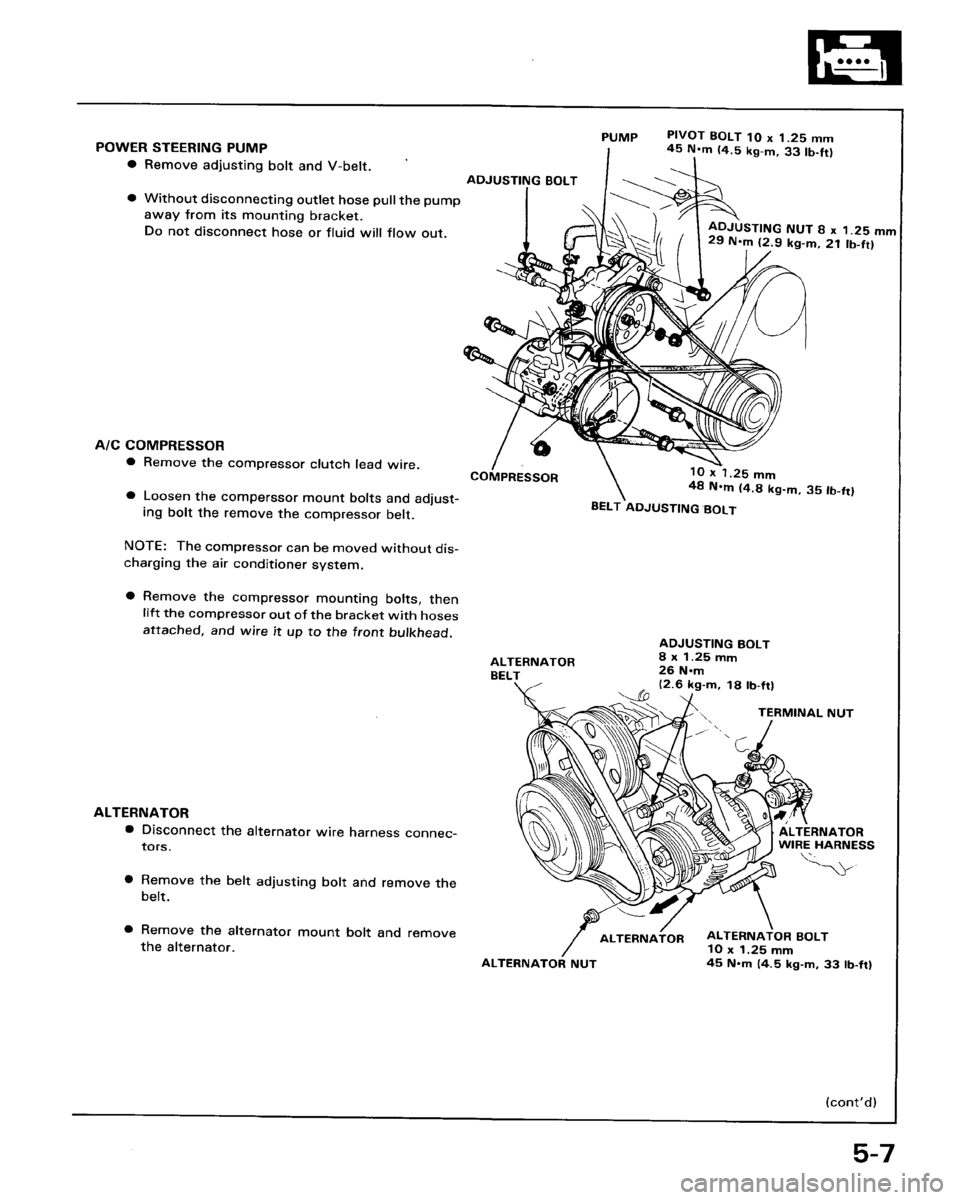 HONDA ACCORD 1986 CA / 3.G Workshop Manual 