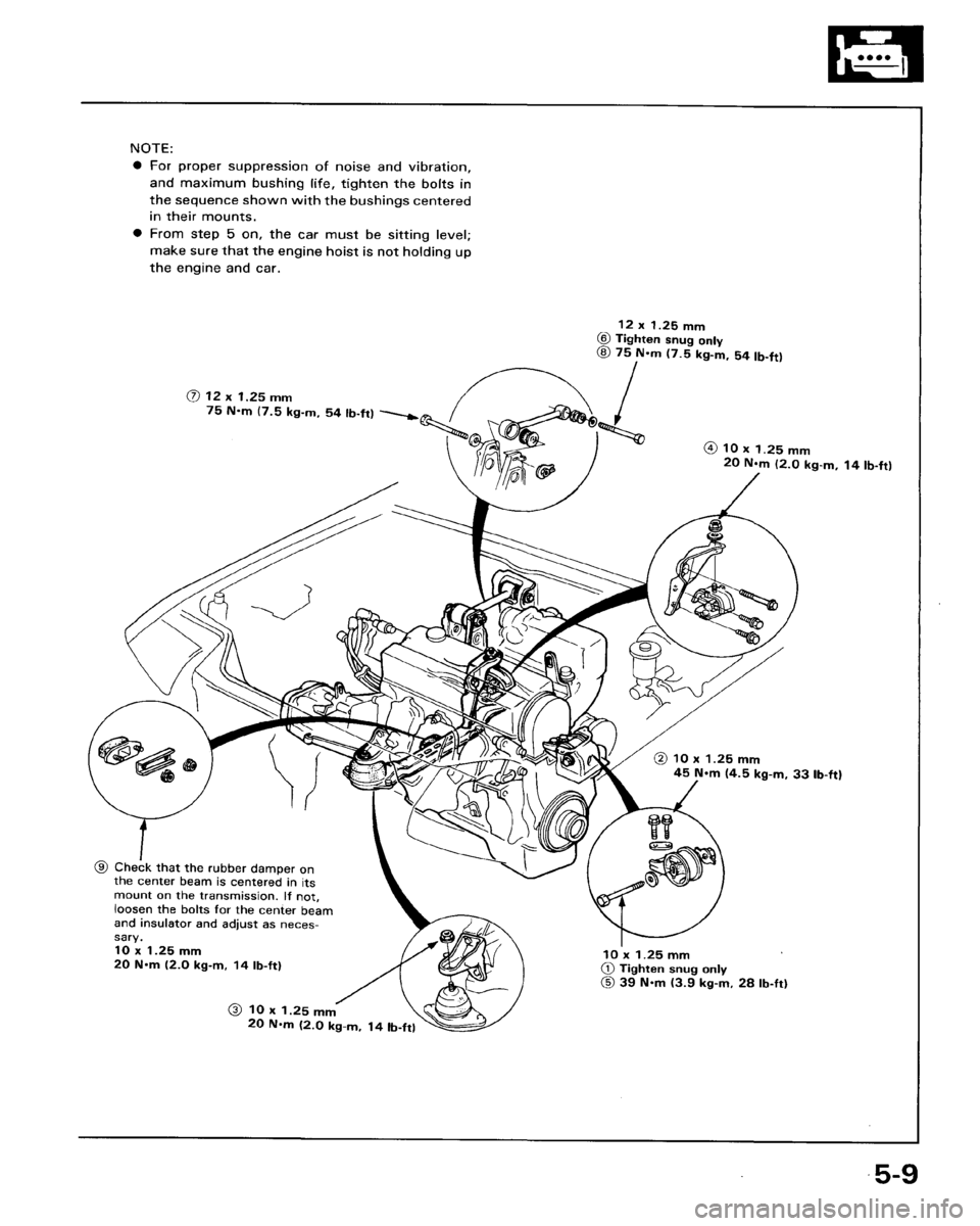 HONDA ACCORD 1986 CA / 3.G Workshop Manual 
