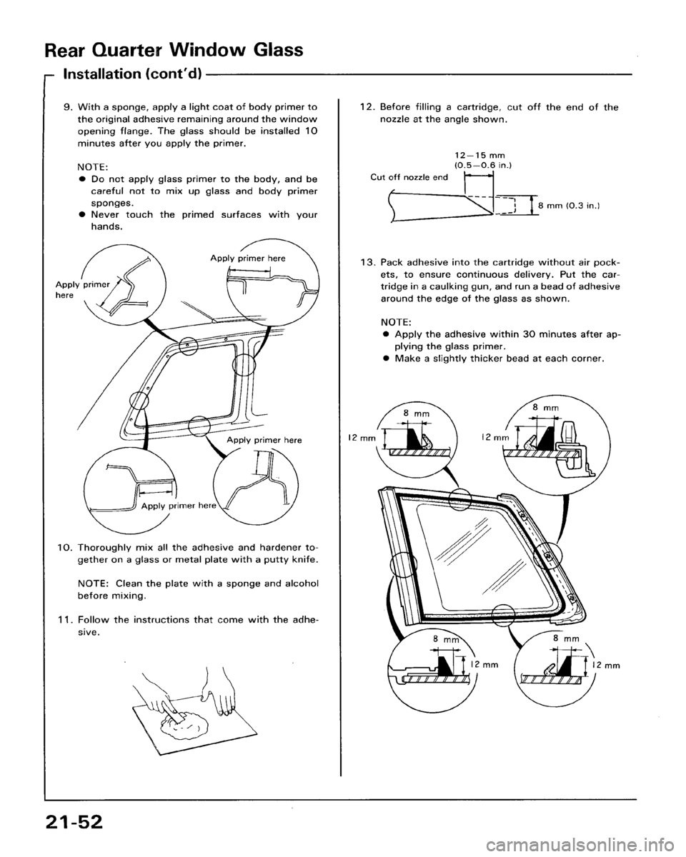 HONDA ACCORD 1986 CA / 3.G Workshop Manual 