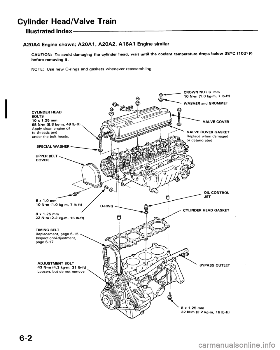 HONDA ACCORD 1986 CA / 3.G Workshop Manual 