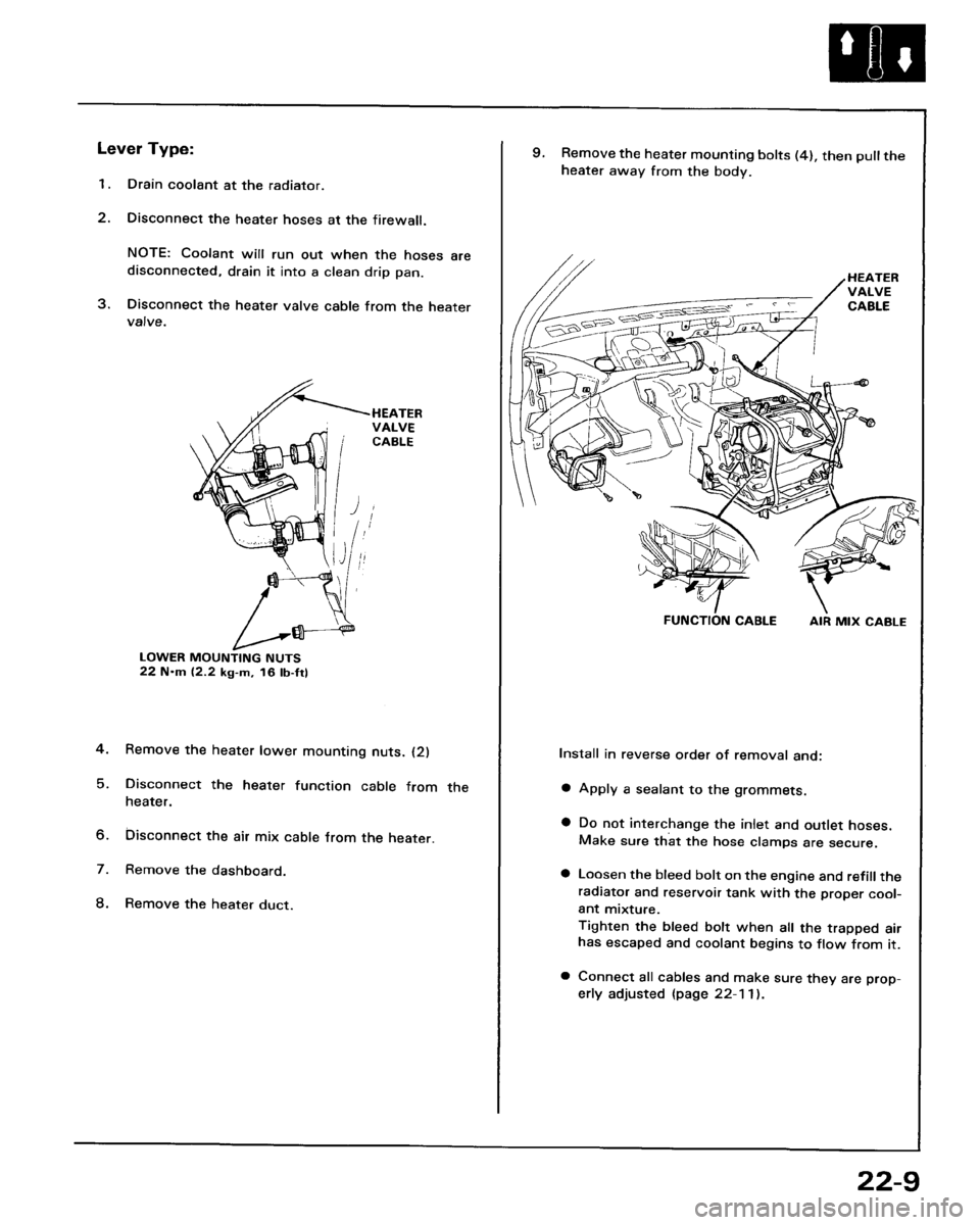 HONDA ACCORD 1986 CA / 3.G Workshop Manual 