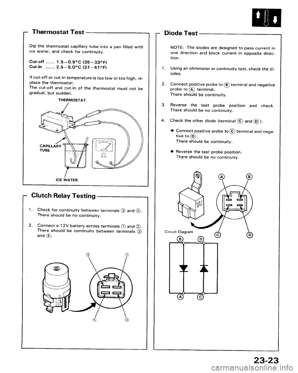 HONDA ACCORD 1986 CA / 3.G Workshop Manual 
