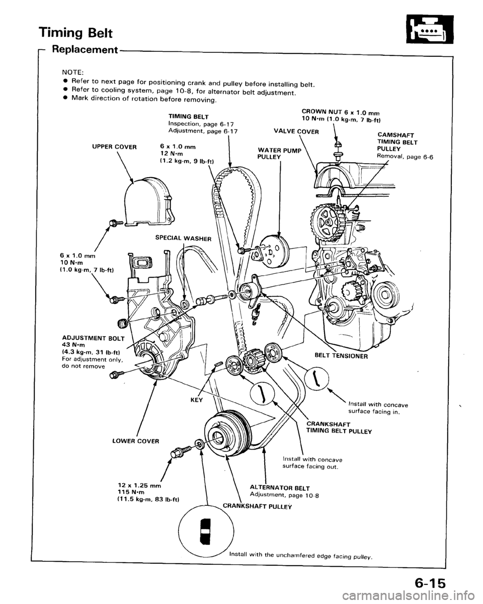 HONDA ACCORD 1986 CA / 3.G Workshop Manual 