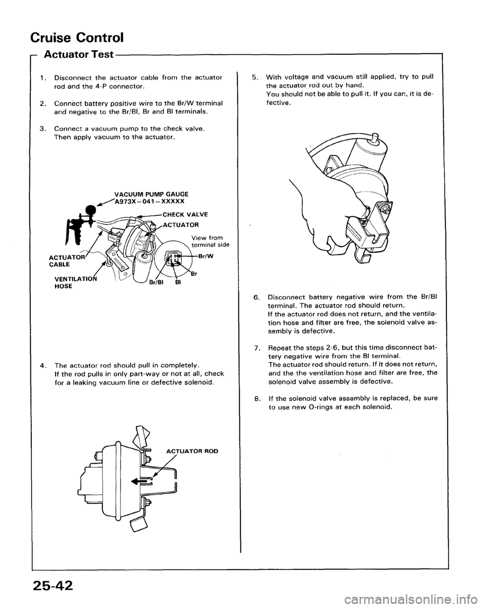 HONDA ACCORD 1986 CA / 3.G Workshop Manual 