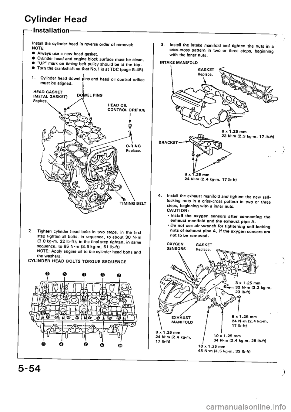 HONDA CIVIC 1990 4.G Supplement Workshop Manual 