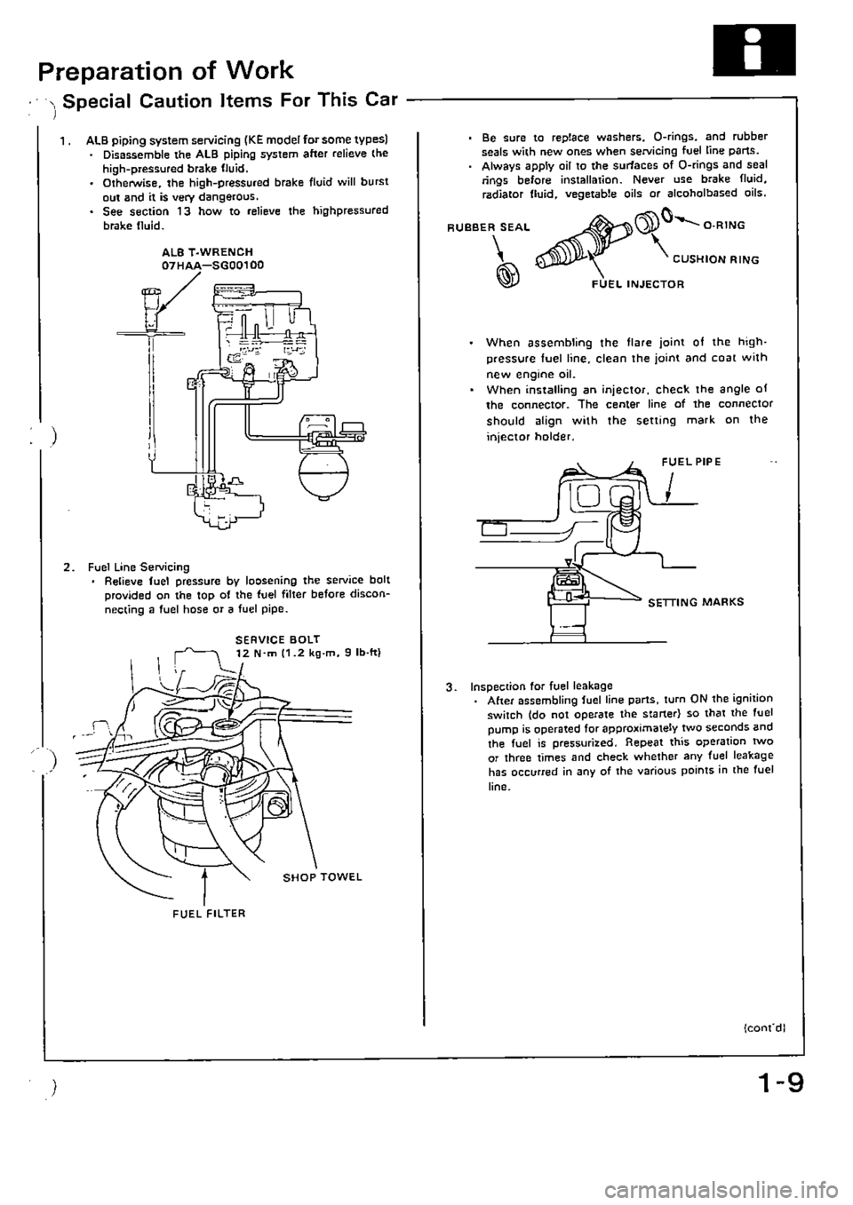 HONDA CIVIC 1988 4.G Supplement Workshop Manual 