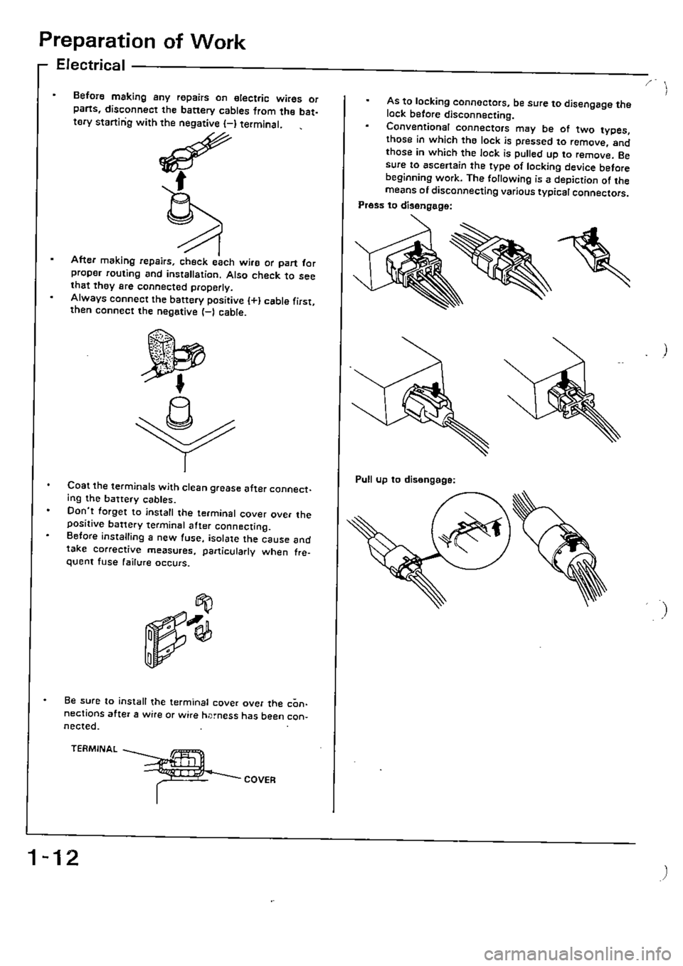 HONDA CIVIC 1990 4.G Supplement Workshop Manual 