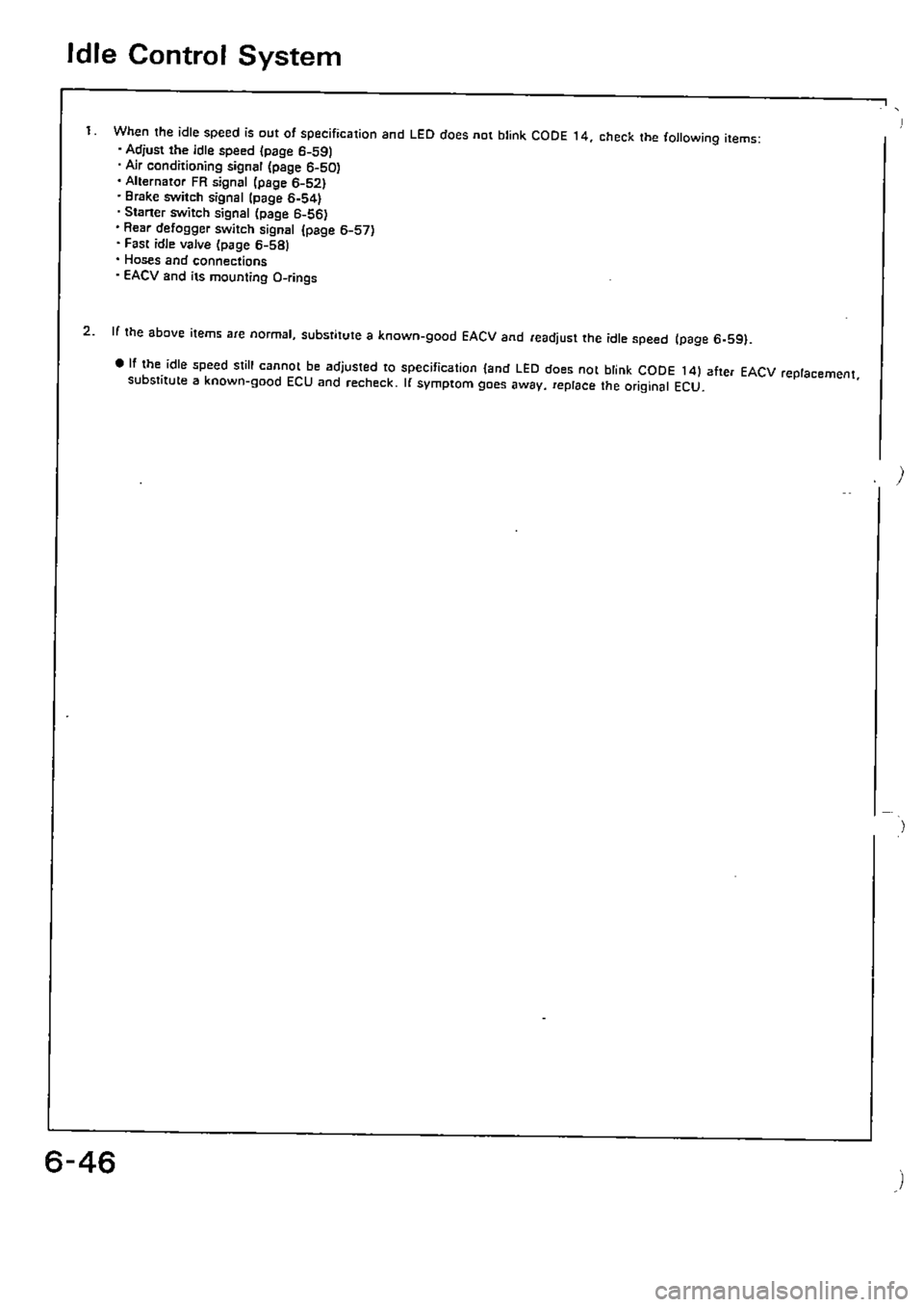 HONDA CIVIC 1990 4.G Supplement Workshop Manual 