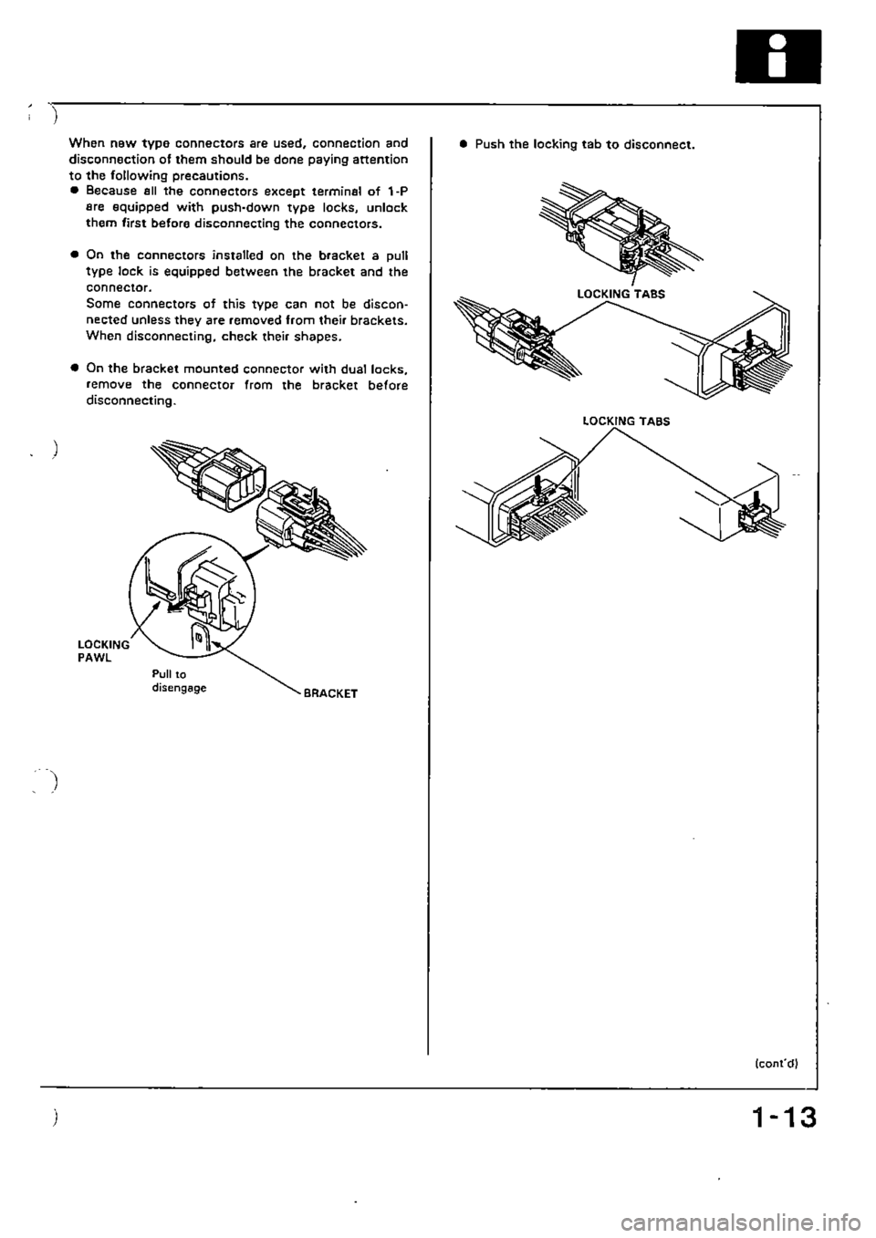 HONDA CIVIC 1990 4.G Supplement Workshop Manual 