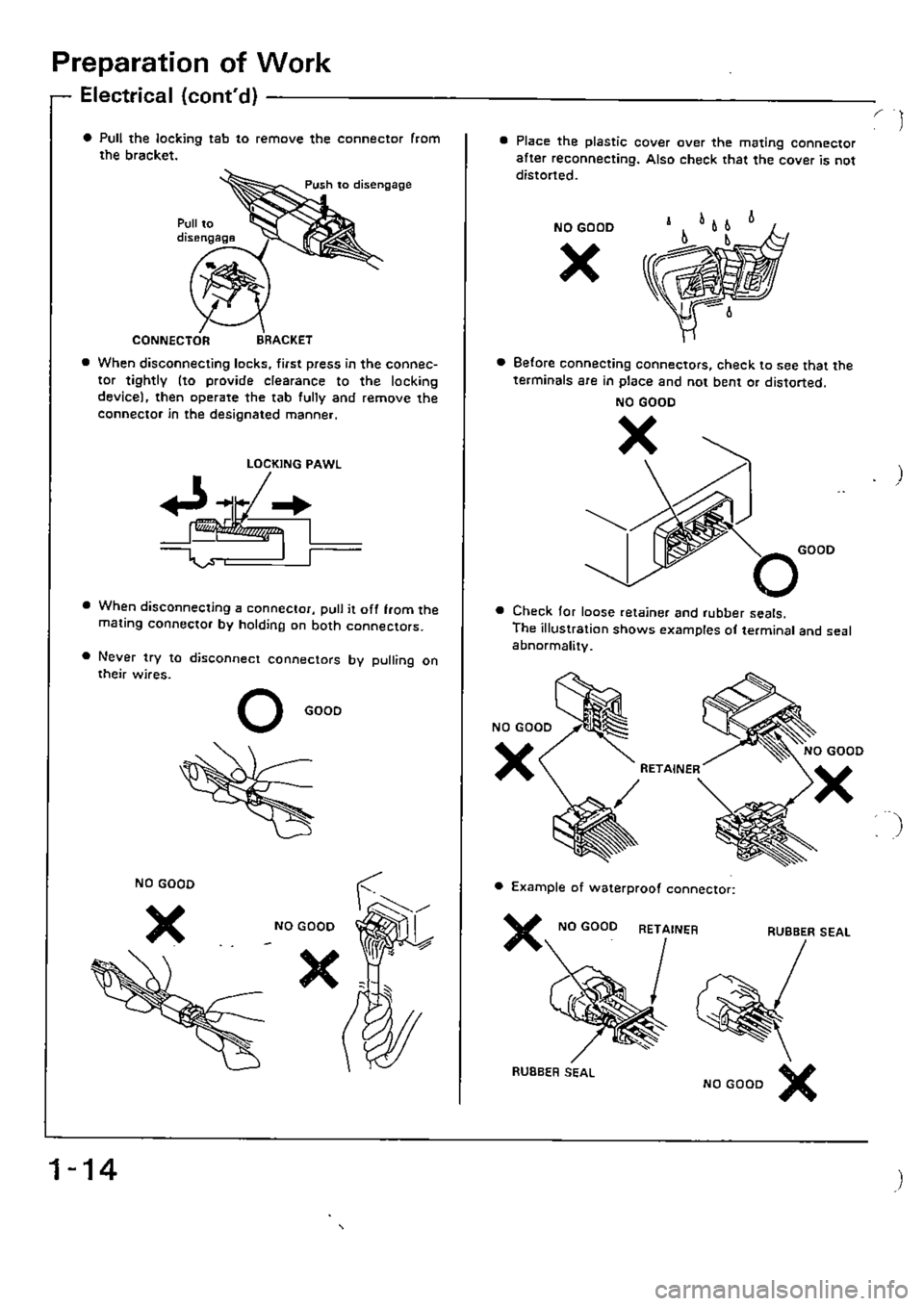 HONDA CIVIC 1990 4.G Supplement Workshop Manual 