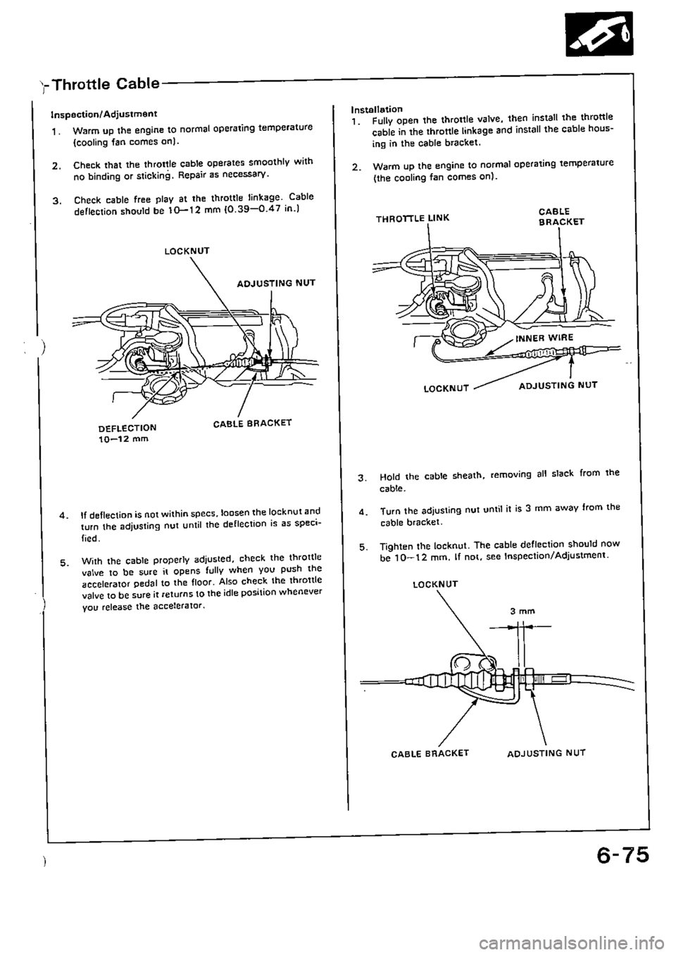 HONDA CIVIC 1990 4.G Supplement Workshop Manual 
