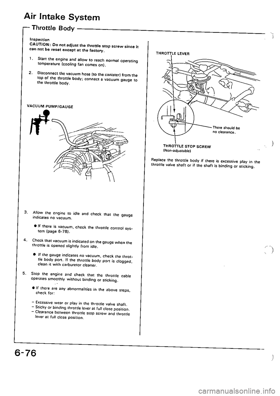 HONDA CIVIC 1990 4.G Supplement Workshop Manual 