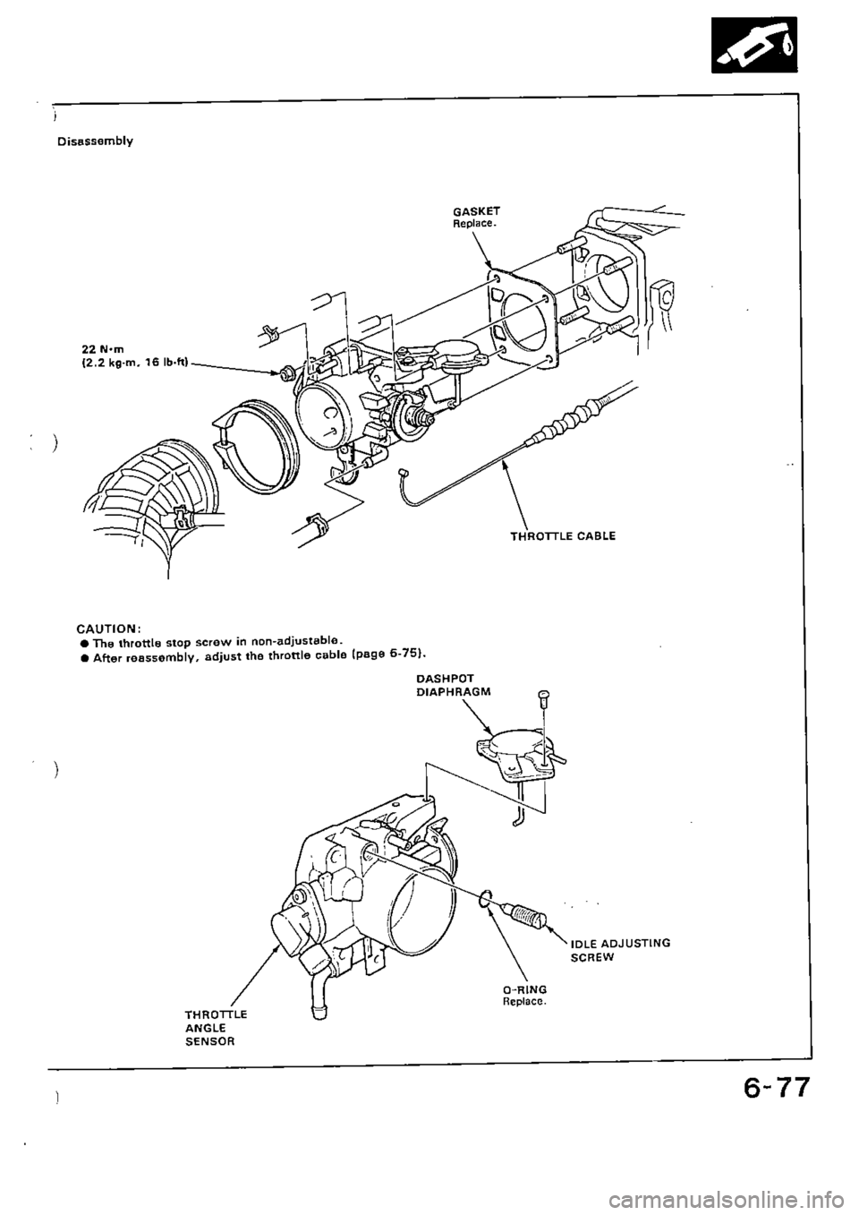 HONDA CIVIC 1990 4.G Supplement Workshop Manual 