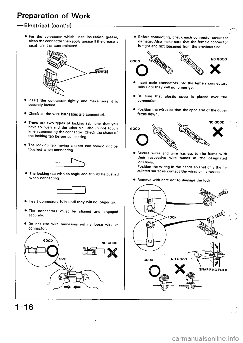 HONDA CIVIC 1990 4.G Supplement Workshop Manual 