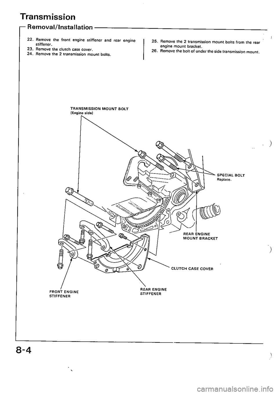 HONDA CIVIC 1990 4.G Supplement Workshop Manual 
