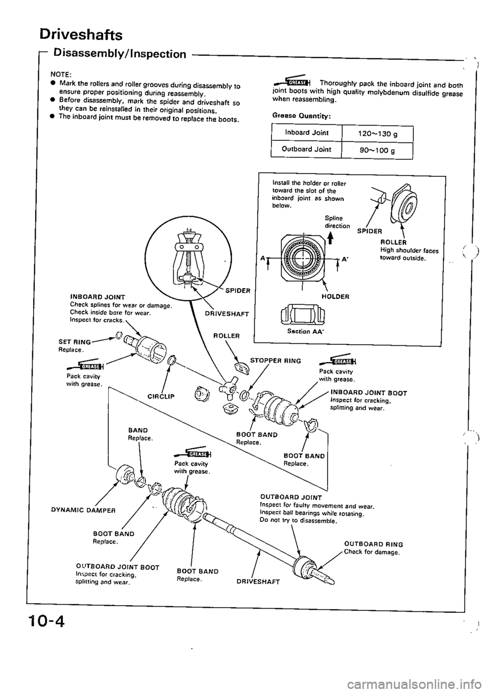 HONDA CIVIC 1990 4.G Supplement Workshop Manual 