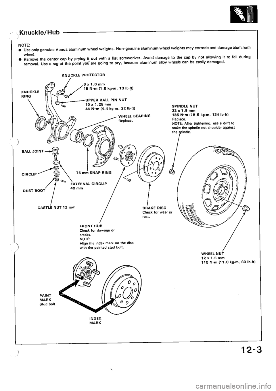 HONDA CIVIC 1989 4.G Supplement Workshop Manual 