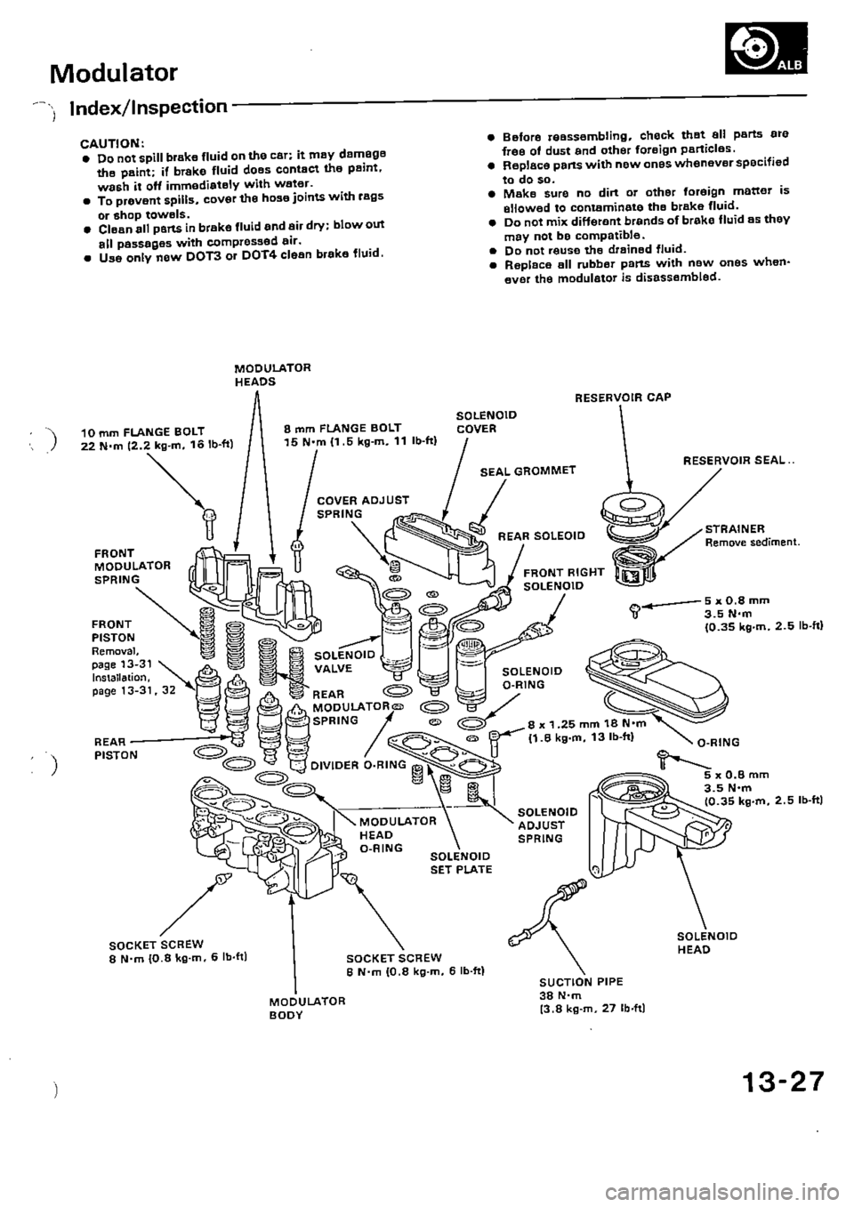 HONDA CIVIC 1990 4.G Supplement Workshop Manual 