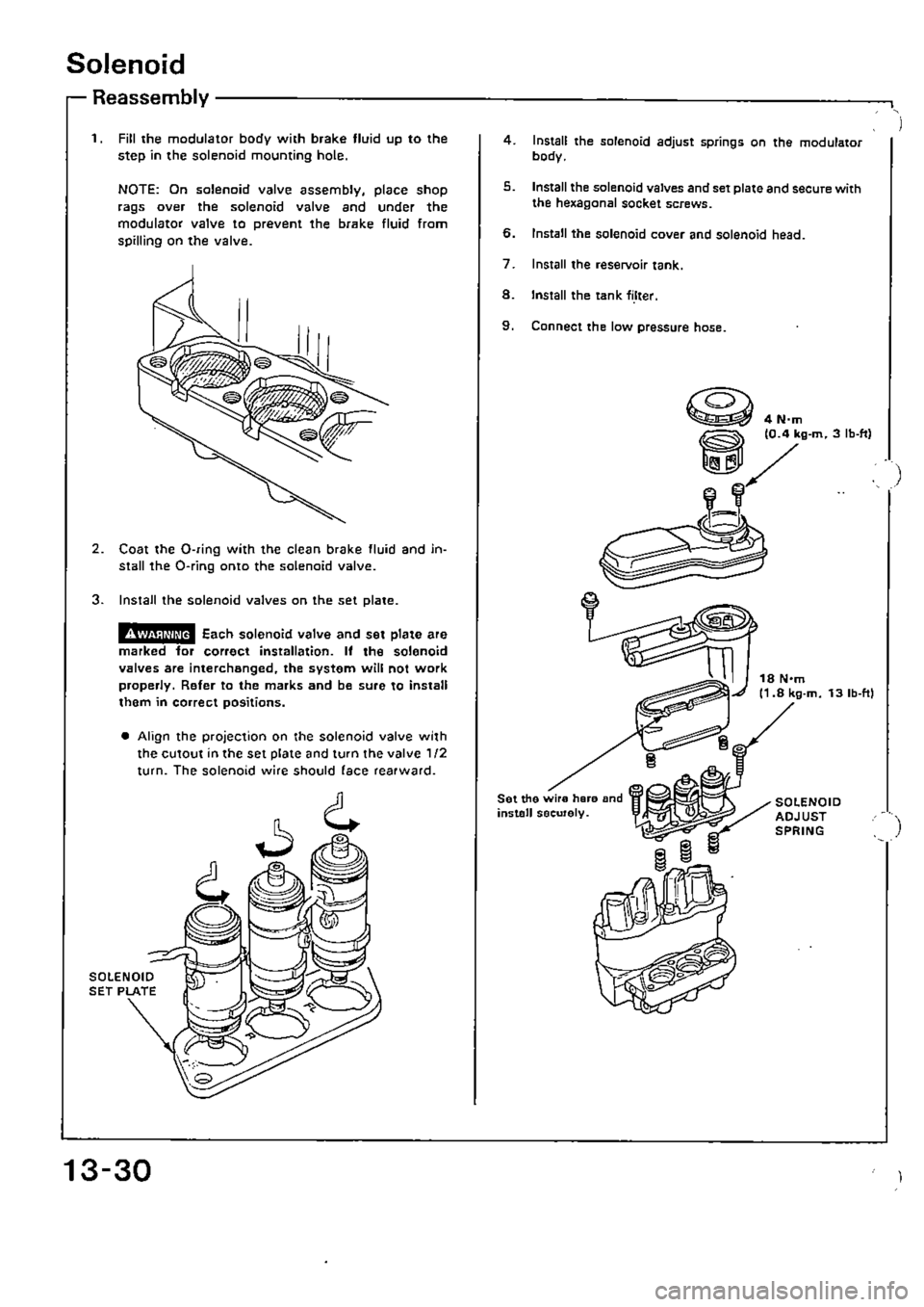 HONDA CIVIC 1990 4.G Supplement Workshop Manual 