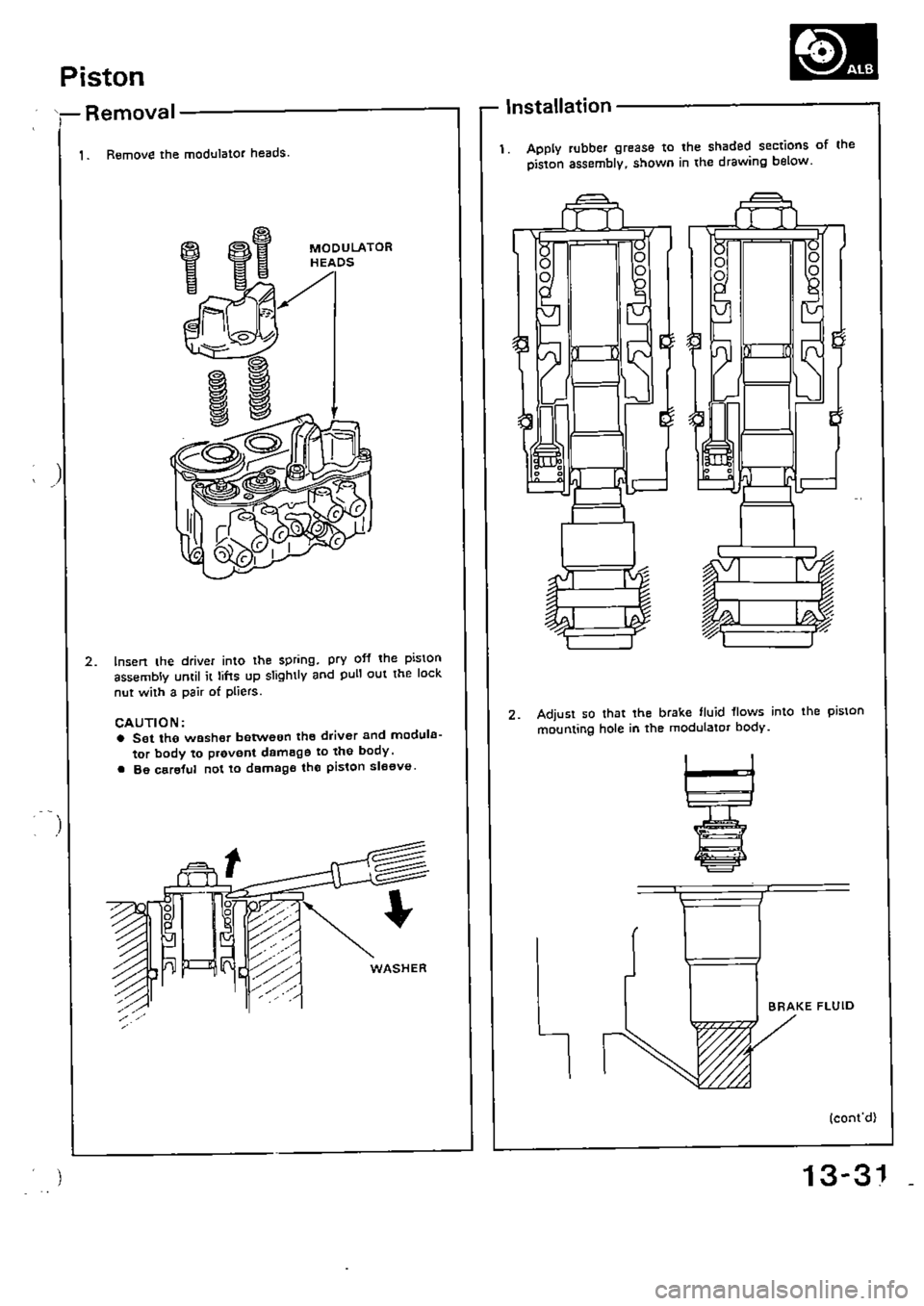 HONDA CIVIC 1990 4.G Supplement Workshop Manual 