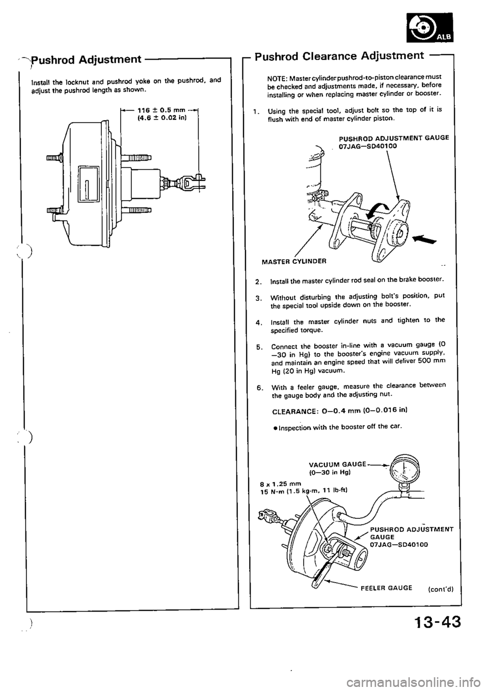 HONDA CIVIC 1990 4.G Supplement Workshop Manual 