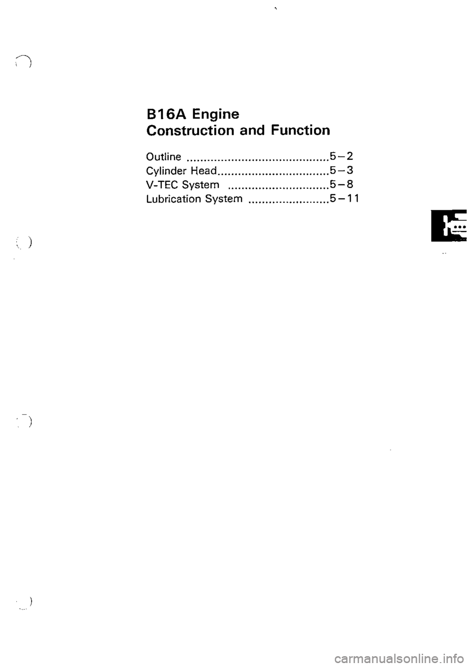HONDA CIVIC 1989 4.G Supplement Workshop Manual 