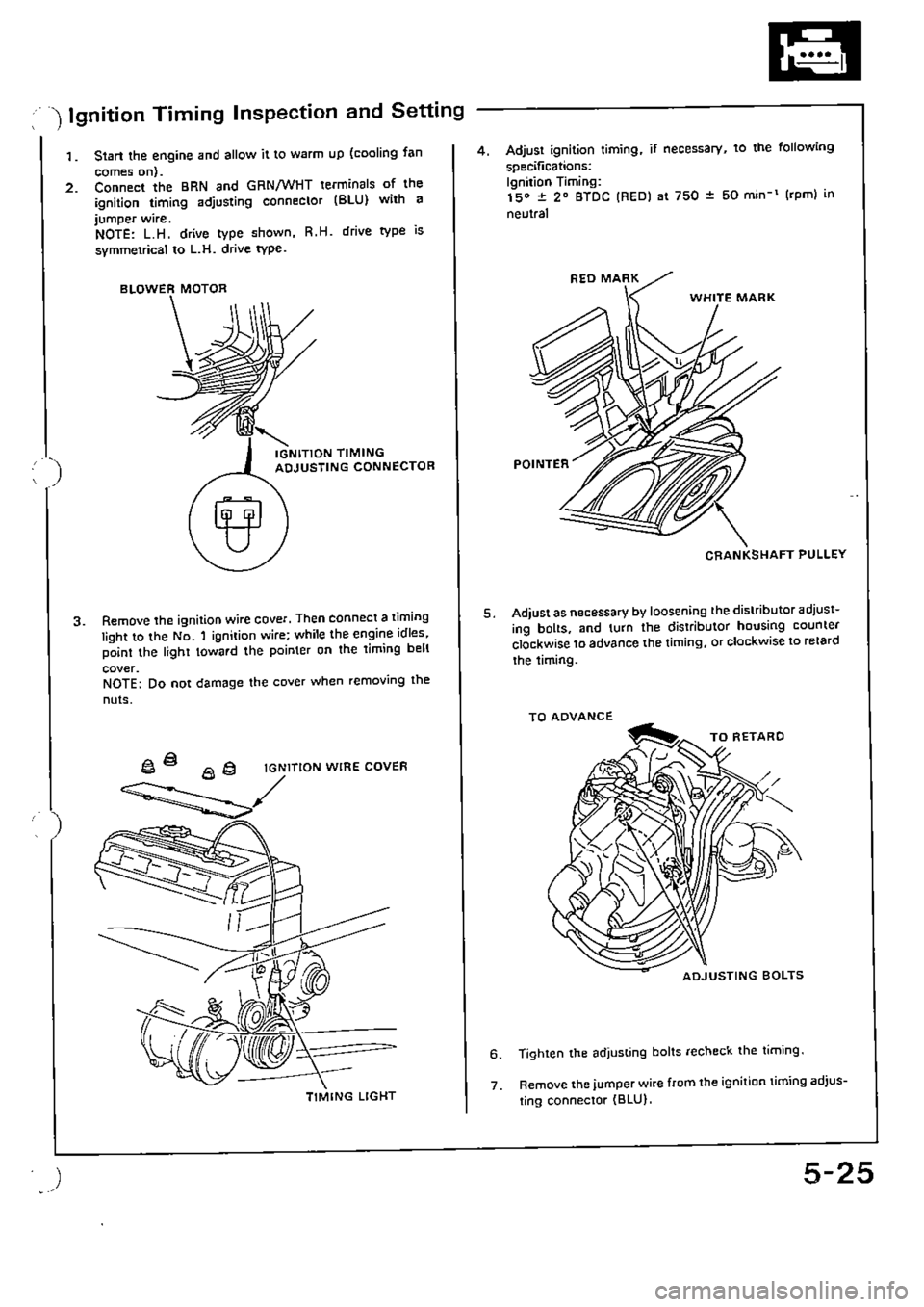 HONDA CIVIC 1989 4.G Supplement Workshop Manual 