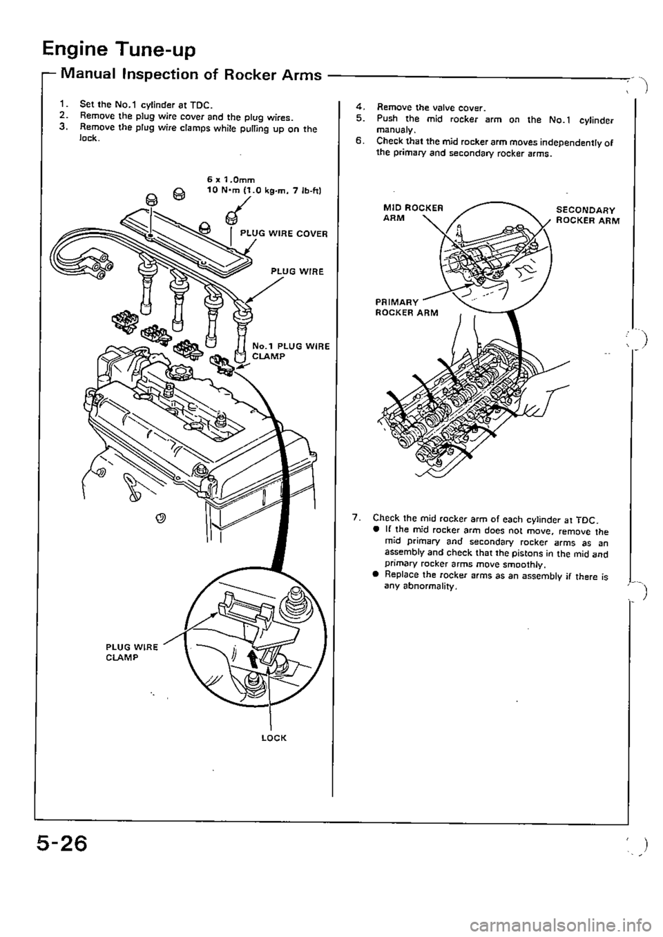 HONDA CIVIC 1989 4.G Supplement Workshop Manual 