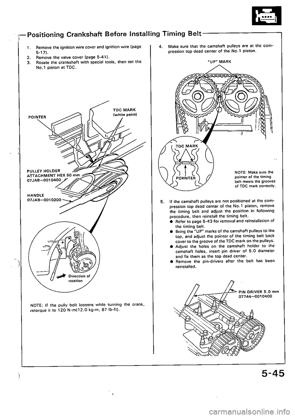 HONDA CIVIC 1990 4.G Supplement Workshop Manual 