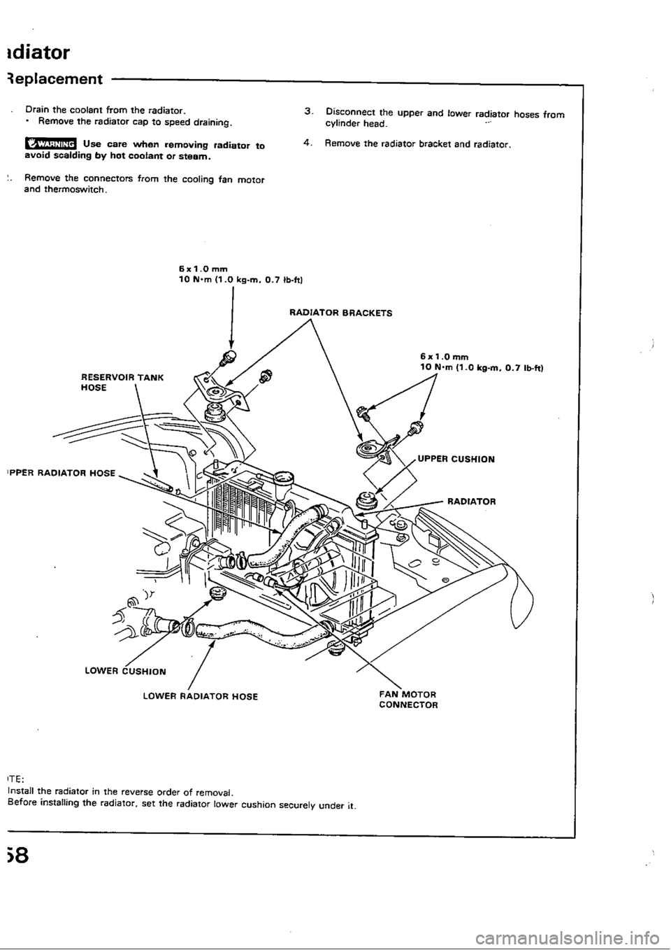 HONDA CIVIC 1988 4.G Workshop Manual 