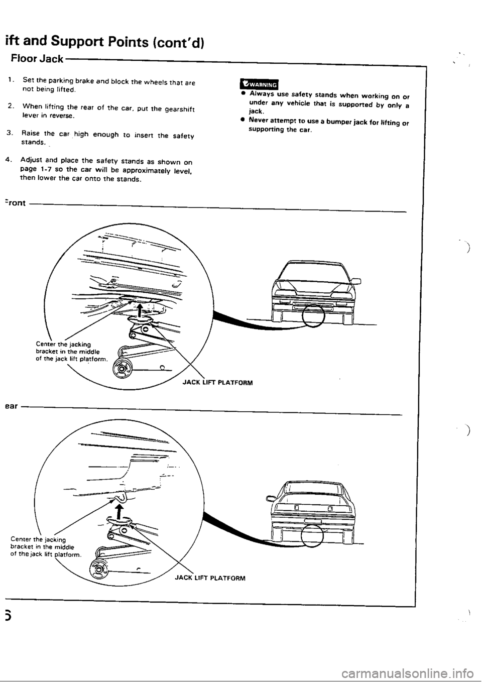 HONDA CIVIC 1990 4.G Workshop Manual 