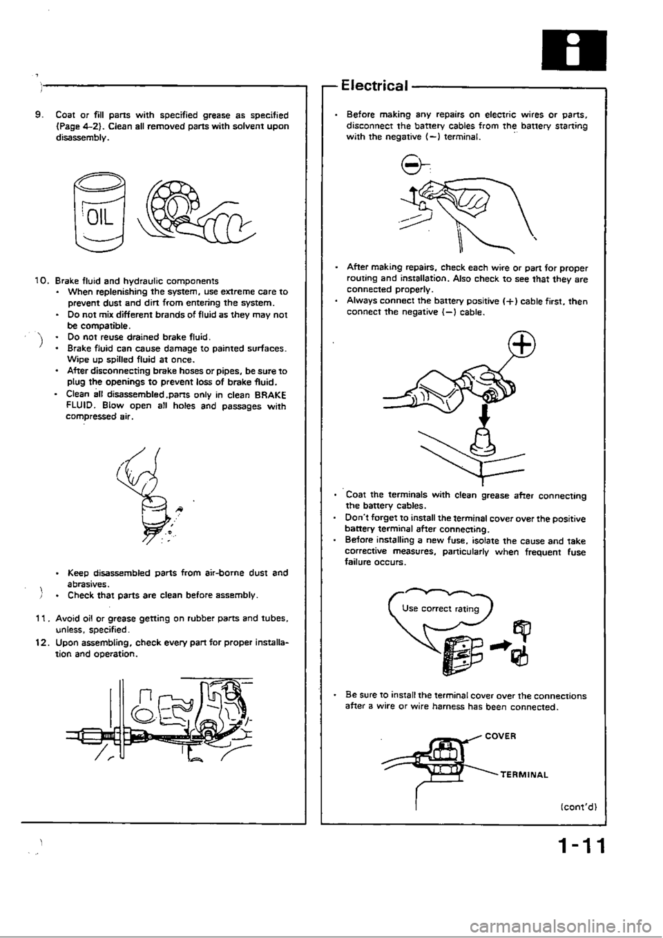HONDA CIVIC 1990 4.G Workshop Manual 