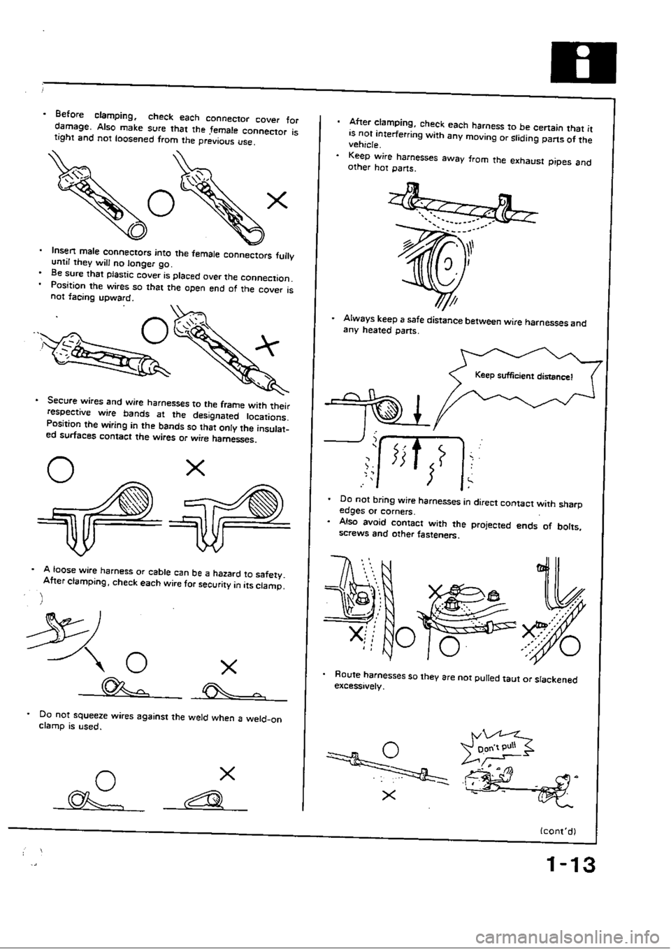 HONDA CIVIC 1990 4.G Workshop Manual 