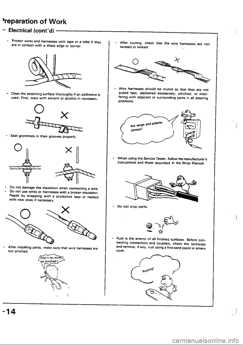 HONDA CIVIC 1990 4.G Workshop Manual 