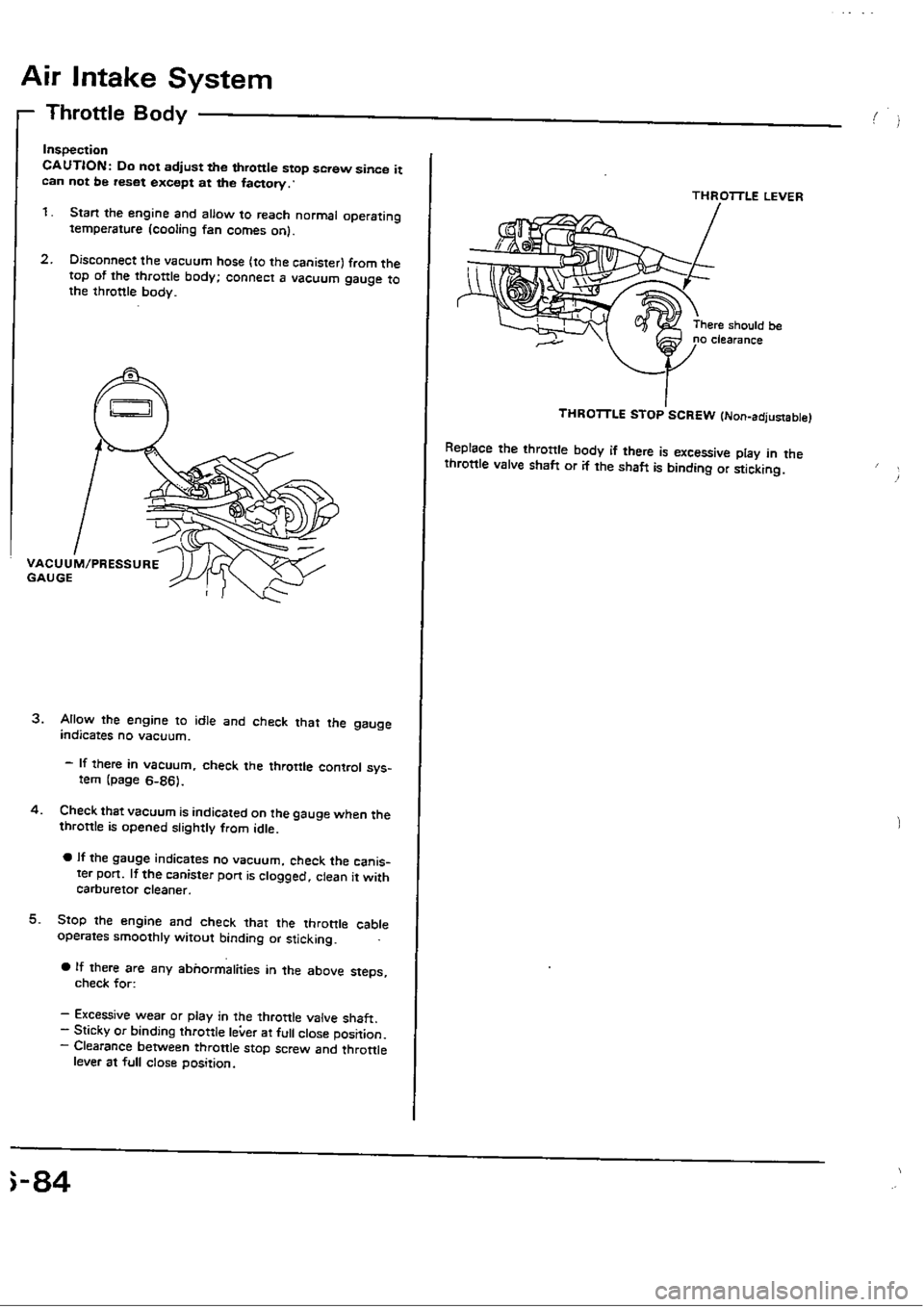 HONDA CIVIC 1989 4.G Workshop Manual 