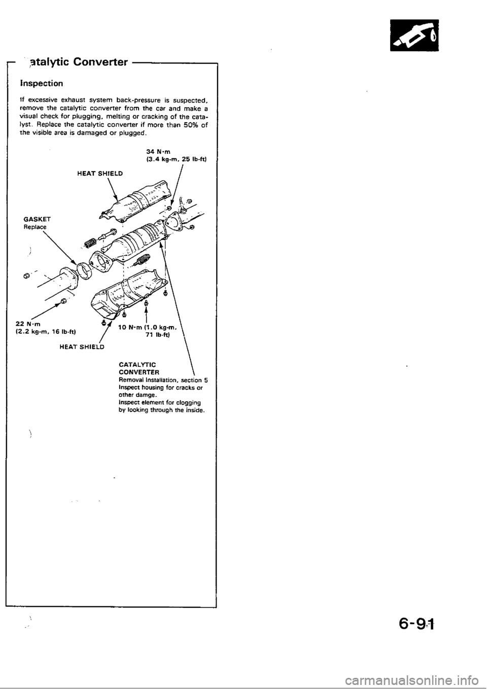 HONDA CIVIC 1990 4.G Workshop Manual 