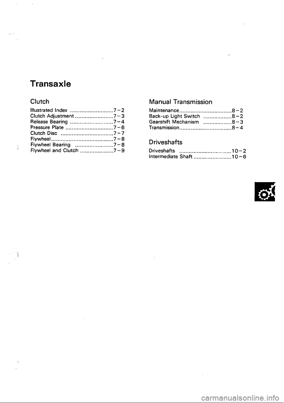 HONDA CIVIC 1988 4.G Workshop Manual 