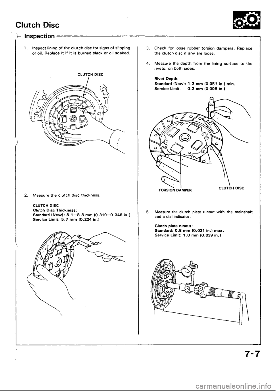 HONDA CIVIC 1989 4.G Workshop Manual 