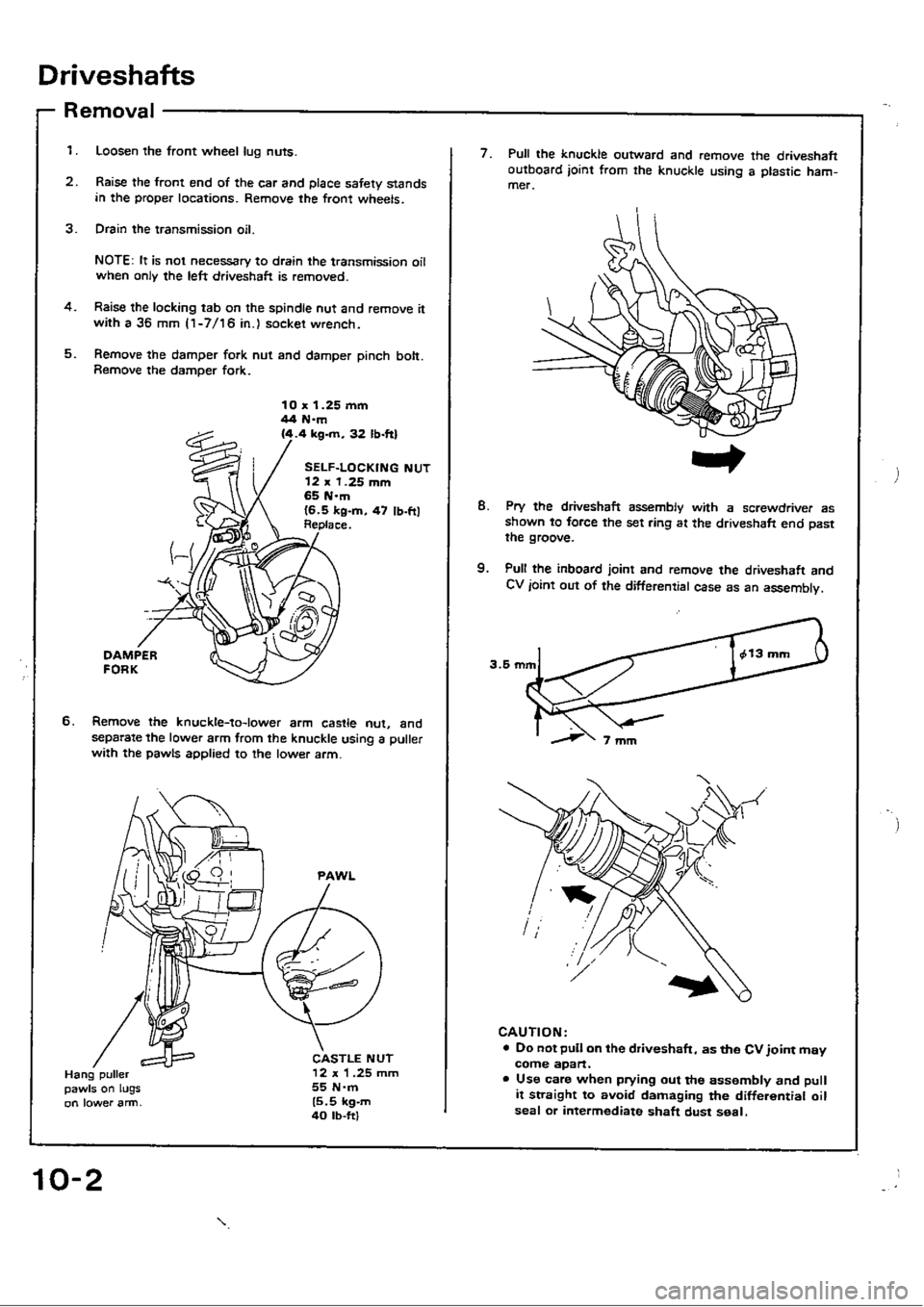 HONDA CIVIC 1990 4.G Workshop Manual 