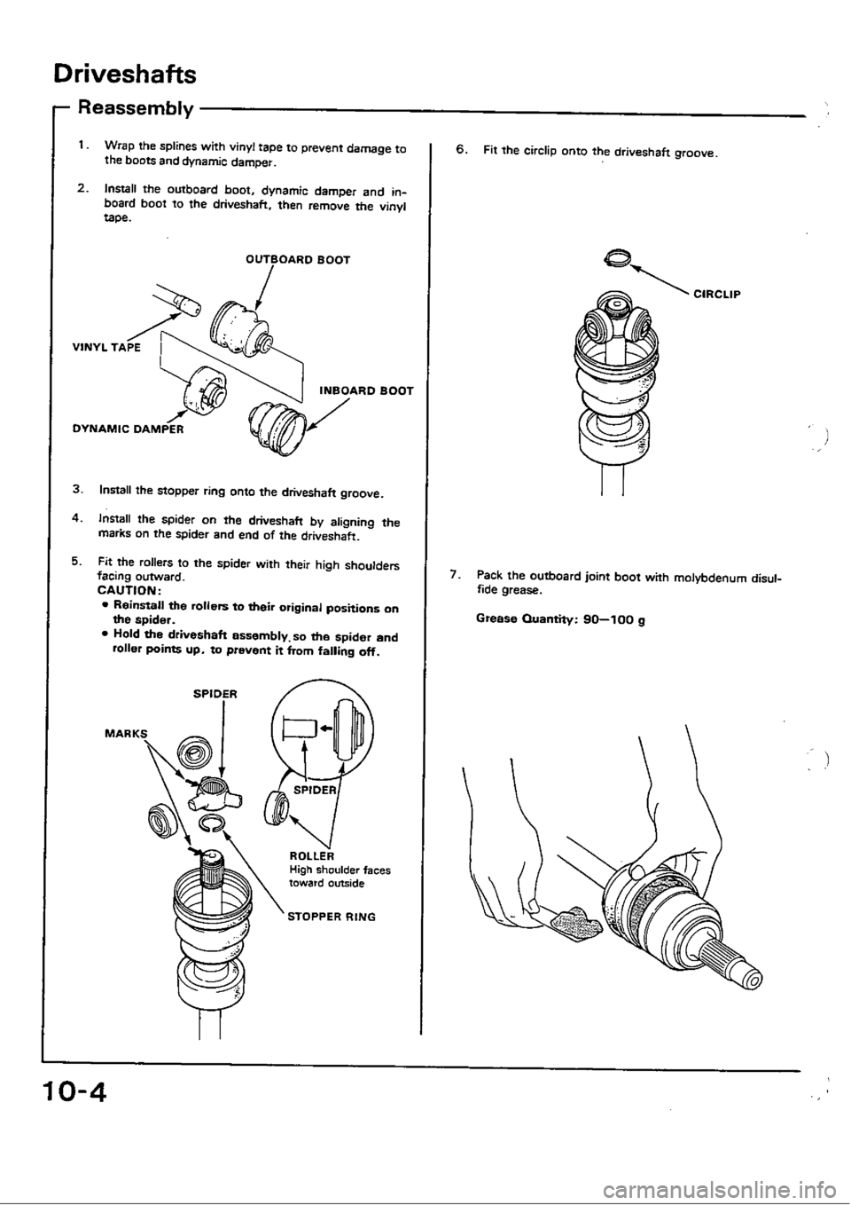 HONDA CIVIC 1990 4.G Workshop Manual 