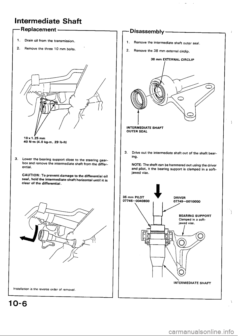 HONDA CIVIC 1990 4.G Workshop Manual 