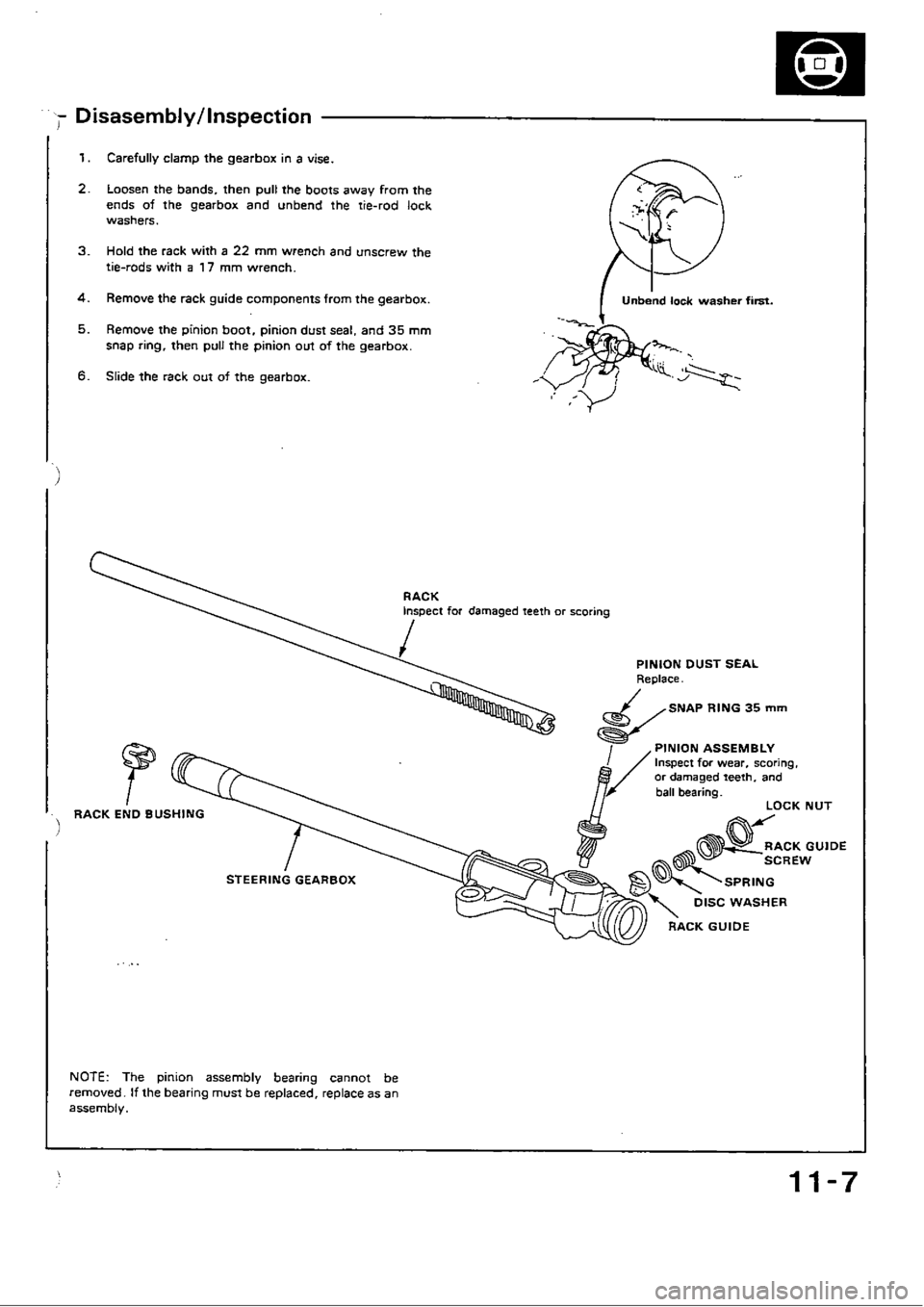 HONDA CIVIC 1990 4.G Workshop Manual 