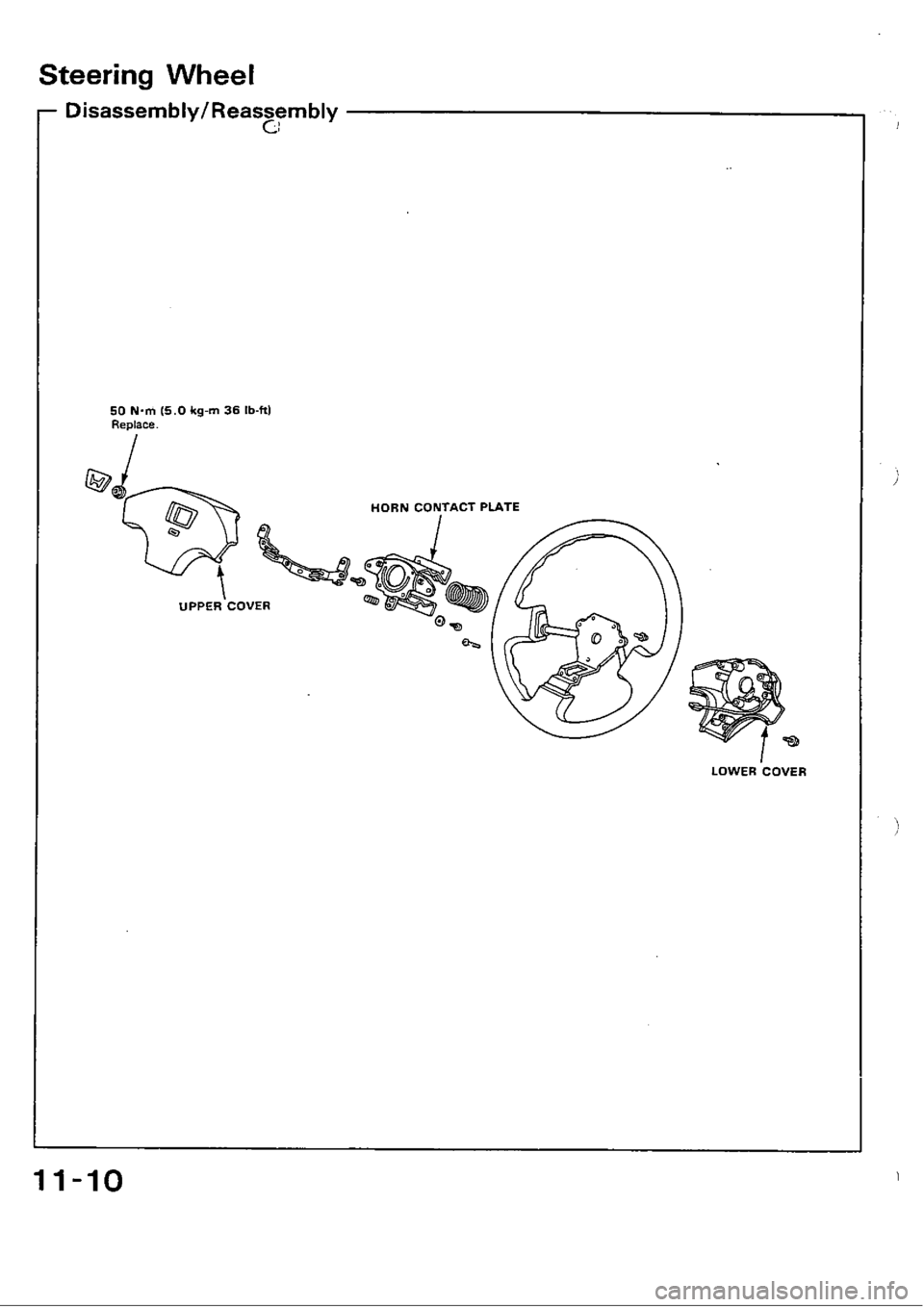 HONDA CIVIC 1990 4.G Workshop Manual 