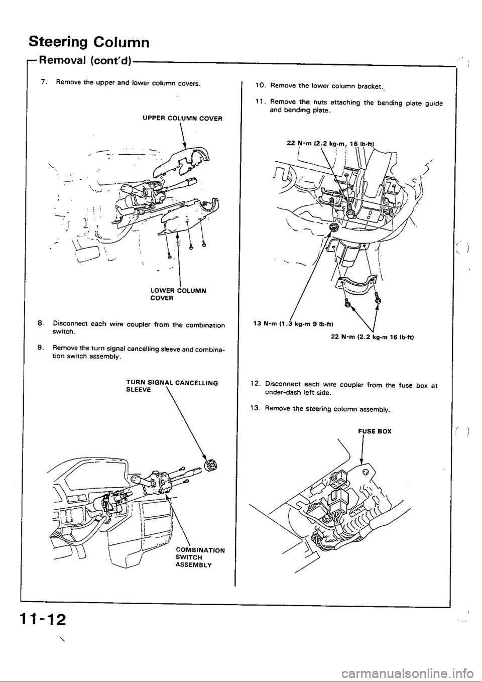 HONDA CIVIC 1990 4.G Workshop Manual 