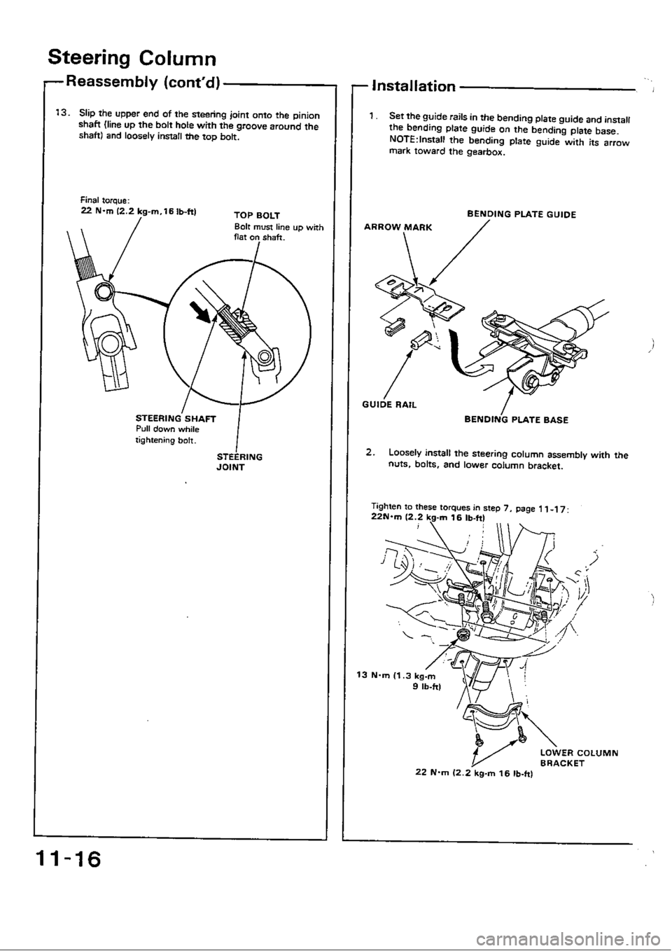 HONDA CIVIC 1988 4.G Workshop Manual 