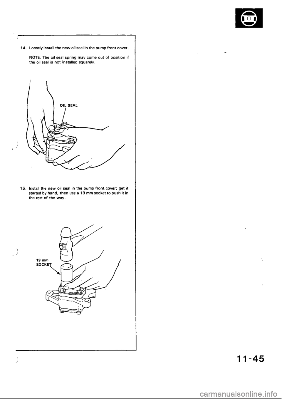 HONDA CIVIC 1989 4.G Workshop Manual 