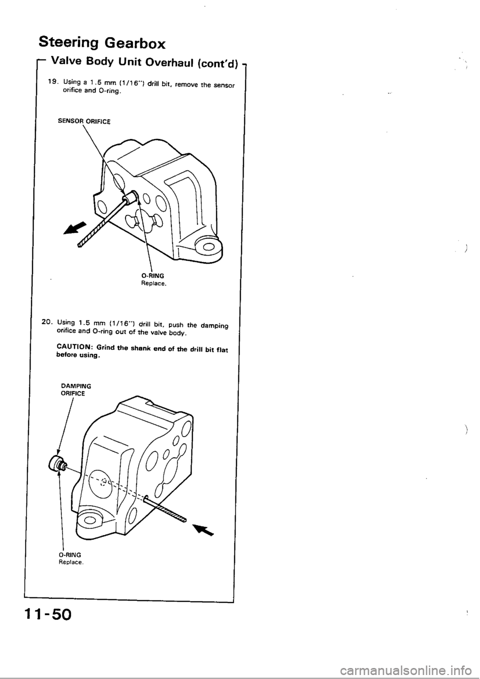 HONDA CIVIC 1989 4.G Workshop Manual 