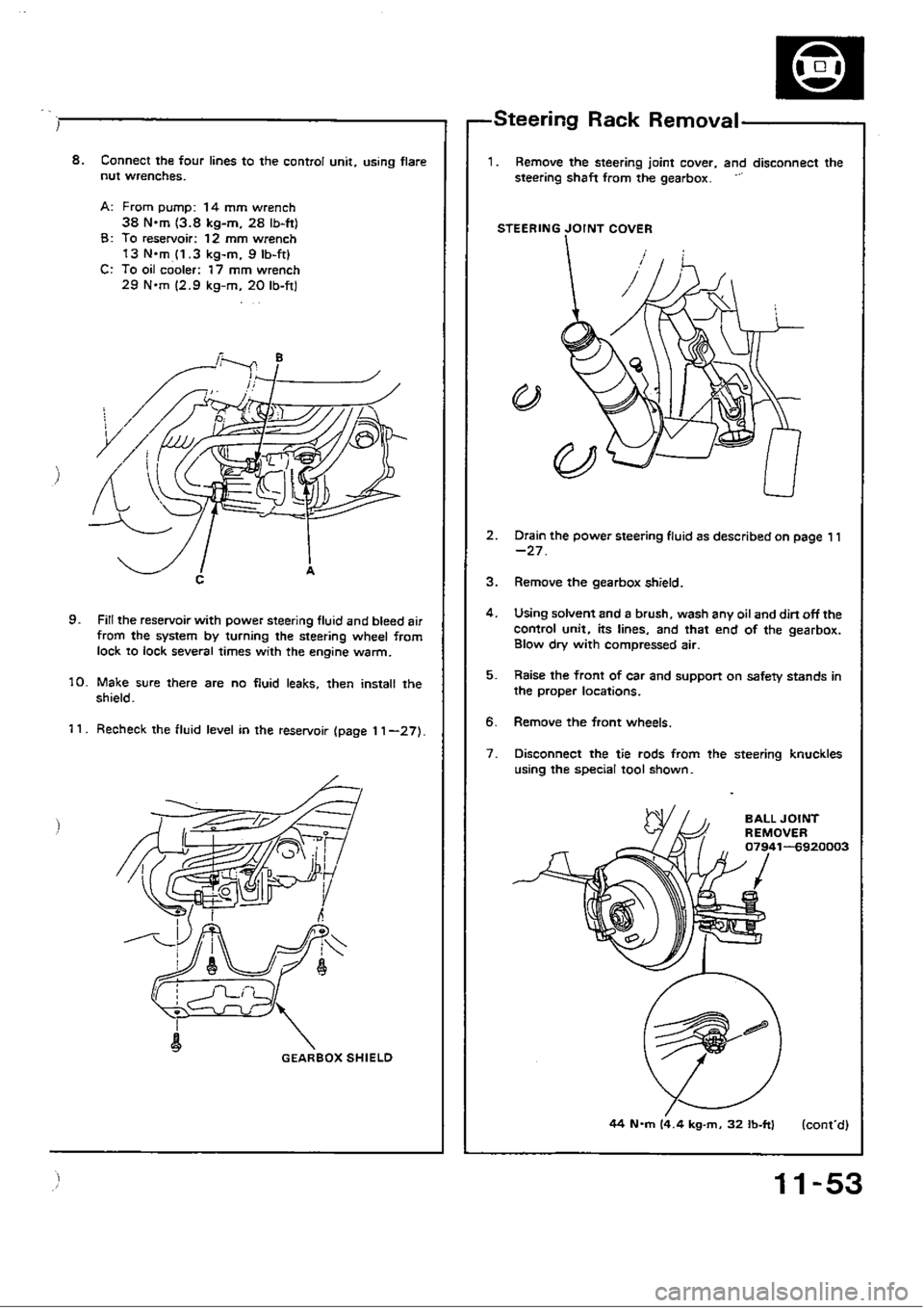 HONDA CIVIC 1990 4.G Workshop Manual 