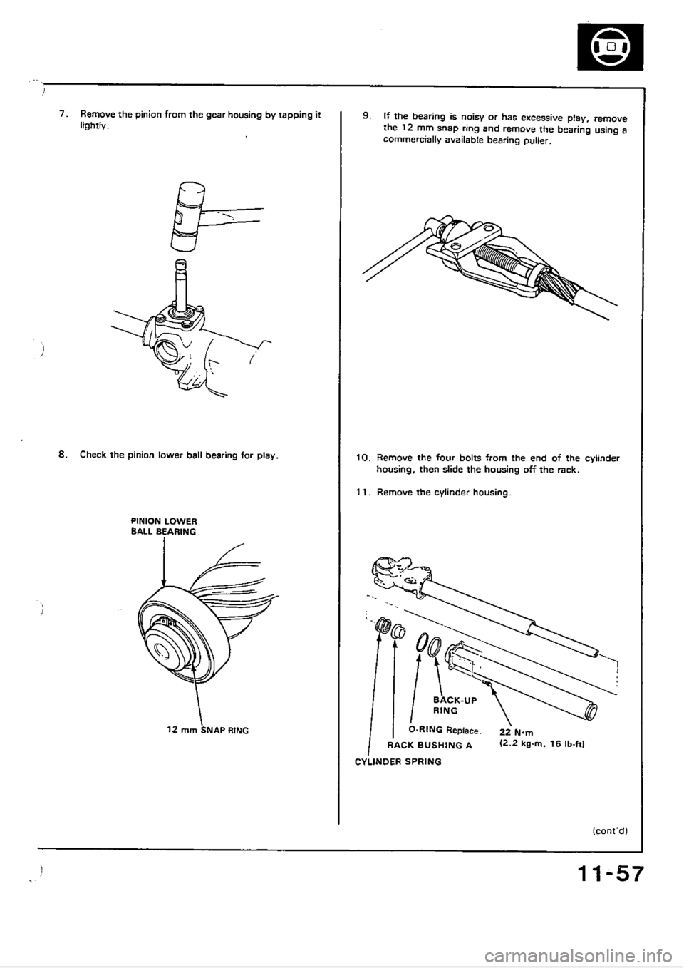 HONDA CIVIC 1990 4.G Workshop Manual 